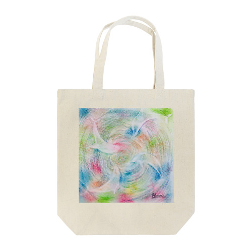 パステル画イルカ Tote Bag