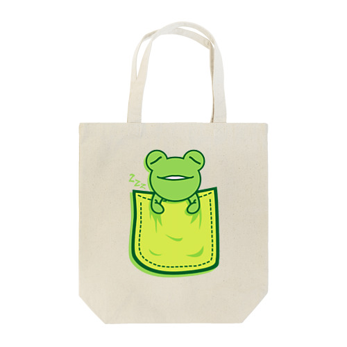 Frog_in_the_Pocket Tote Bag