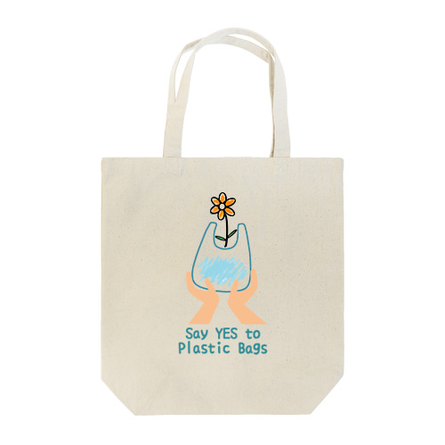 Say YES to Plastic Bagsトートバッグ Tote Bag