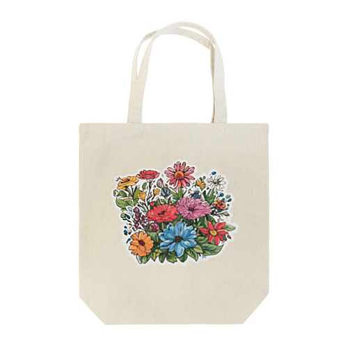 日常を彩る花畑 Tote Bag