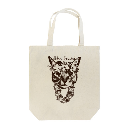 Nobigao アロハ猫 Tote Bag