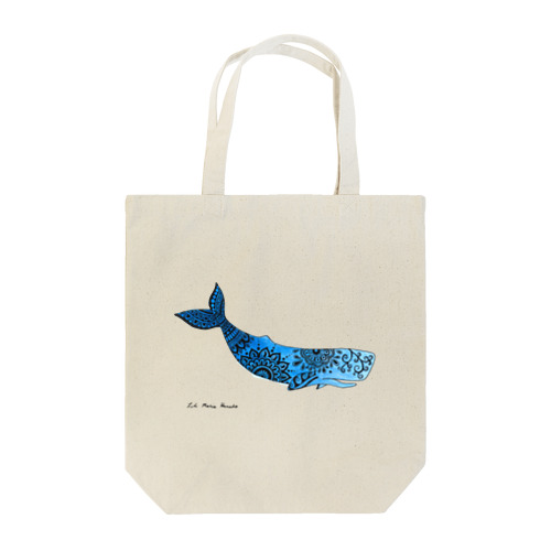 Blue whale  Tote Bag
