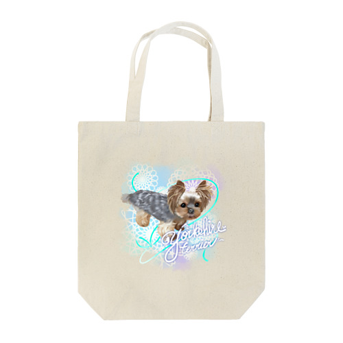 絵なんですヨーキーちゃんふわふわ Tote Bag