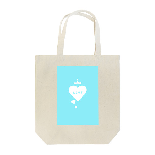 ブルー　ラブ Tote Bag