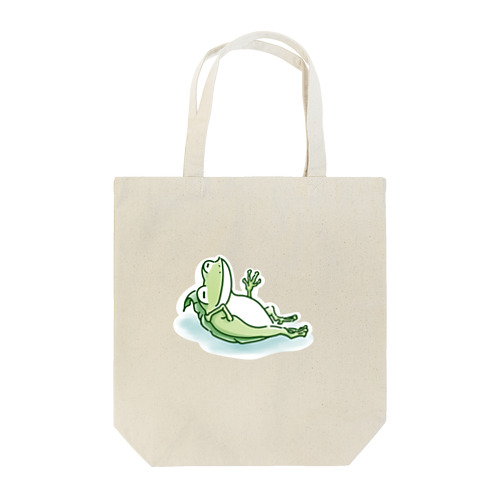 宇田山茶舗(うたやまちゃほ)  居眠りカエル Tote Bag