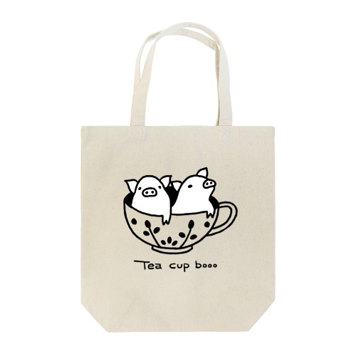 Tea cup booo トートバッグ