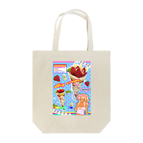 BIGクレープ　平成女児デザイン Tote Bag