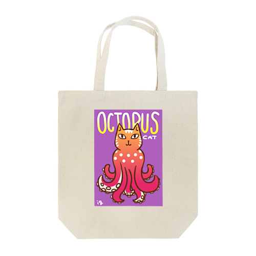 octopus cat トートバッグ