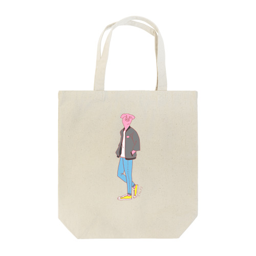 スリムブタ Tote Bag