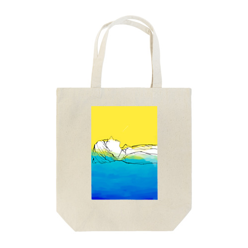 青に溶けていく Tote Bag