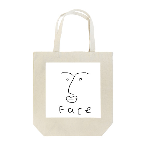 顔 Tote Bag