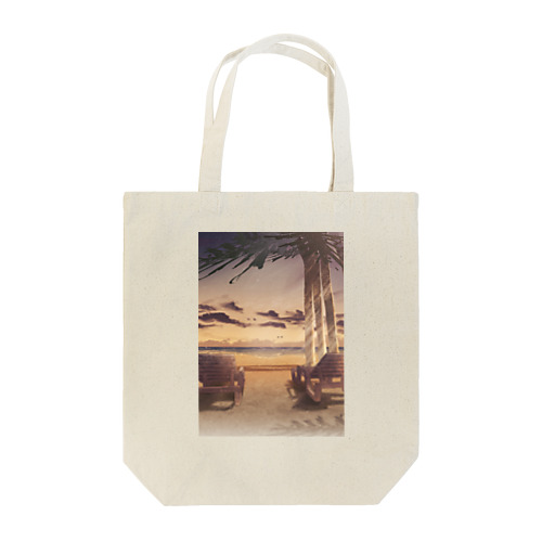 夕焼けビーチ Tote Bag
