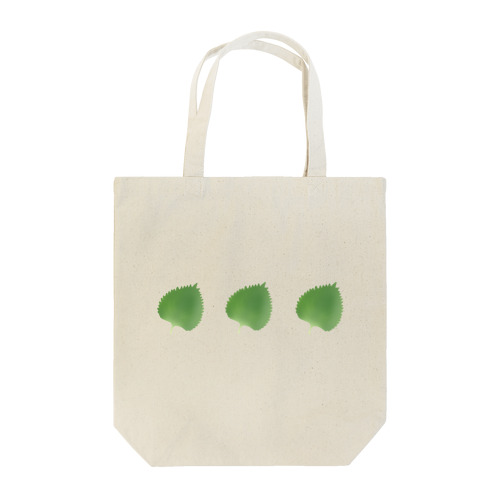 大葉。 Tote Bag