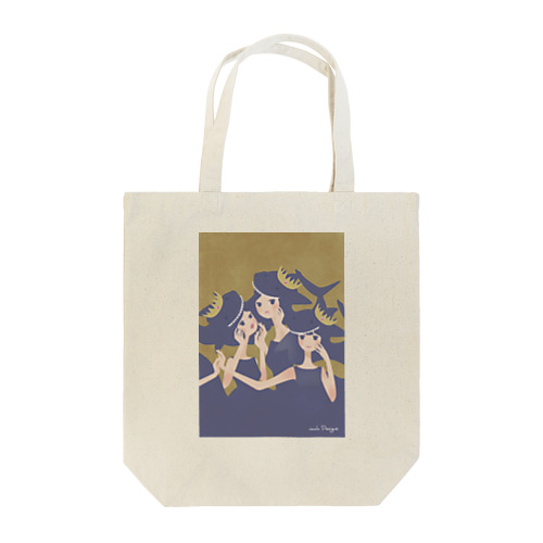 おサメ姫の森〜3sharks Tote Bag