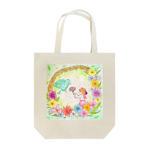 可憐な花を届ける Tote Bag