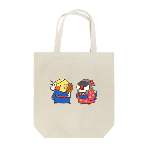 オカメカップルの縁日デート Tote Bag