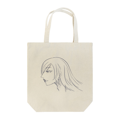 横顔の女性 Tote Bag