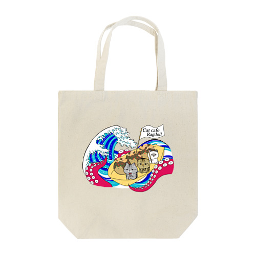 猫カフェラグドールたこ焼きデザイン Tote Bag