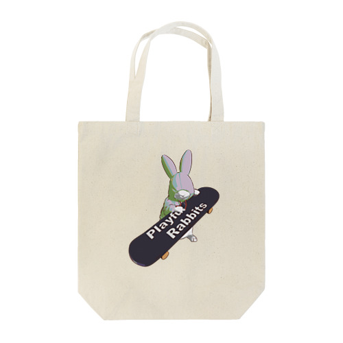 Playful Rabbits ピンク Tote Bag