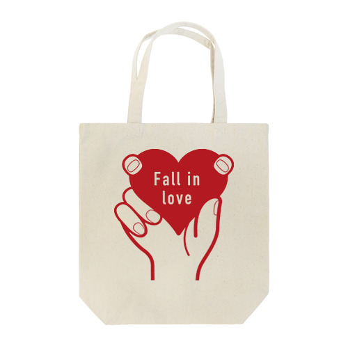 Fall in love トートバッグ