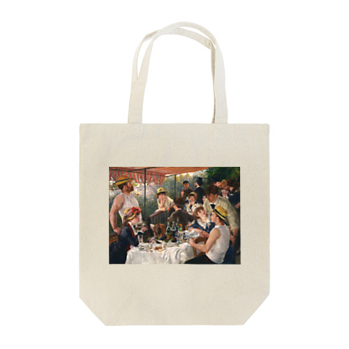 ルノワール「舟遊びをする人々の昼食」　ピエール＝オーギュスト・ルノワールの絵画【名画】 トートバッグ