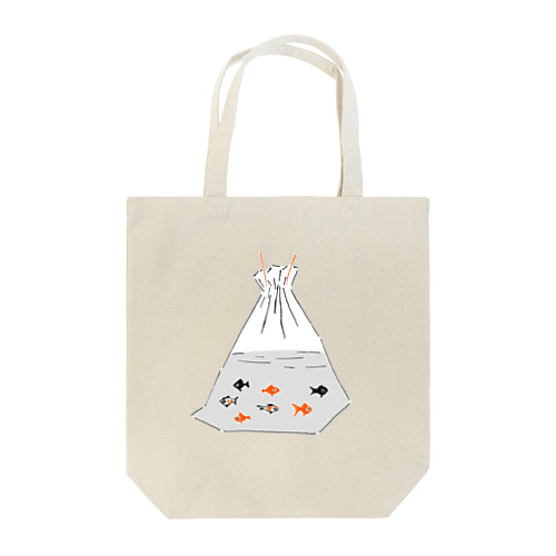 祭りデザイン「金魚すくい」 Tote Bag