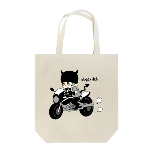 Little devil & motorbike Tote Bag