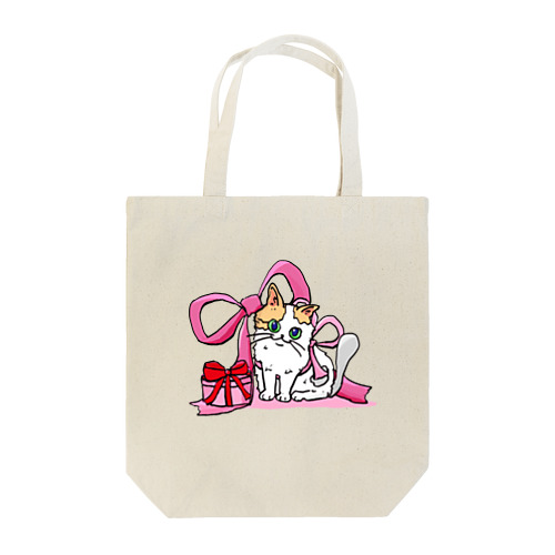 リボン猫ちゃん Tote Bag