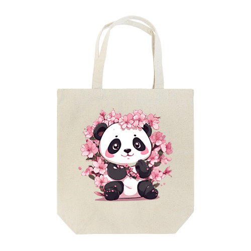 満開桜とパンダ Tote Bag