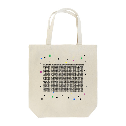 円周率を1000桁 Tote Bag