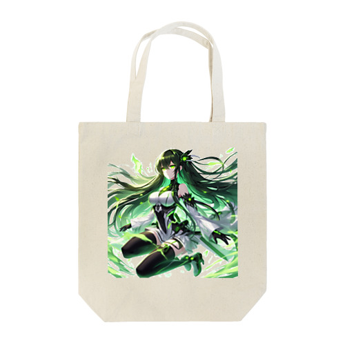 碧の髪の少女 Tote Bag