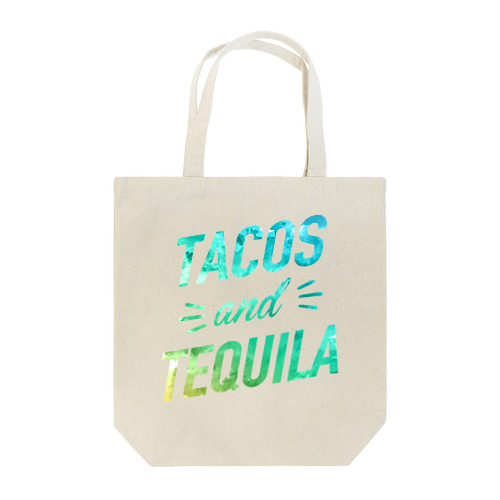 TACOS and TEQUILA トートバッグ