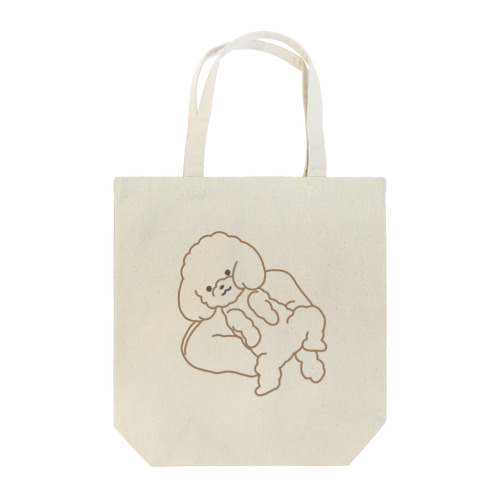 のびのびわんこ(透明) Tote Bag