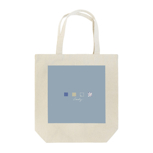 koro koro Candy-Blue Gray Tote Bag