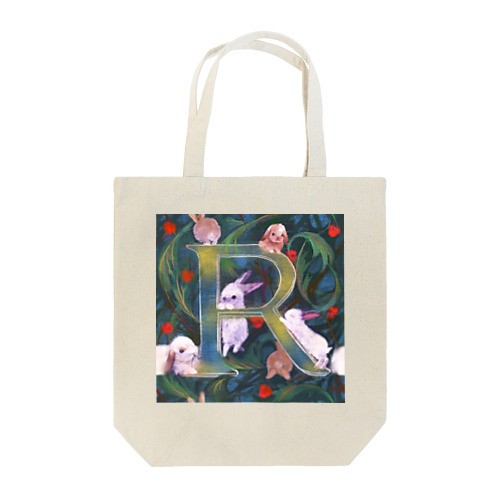 RabbitのRで遊ぶ森のうさぎ Tote Bag