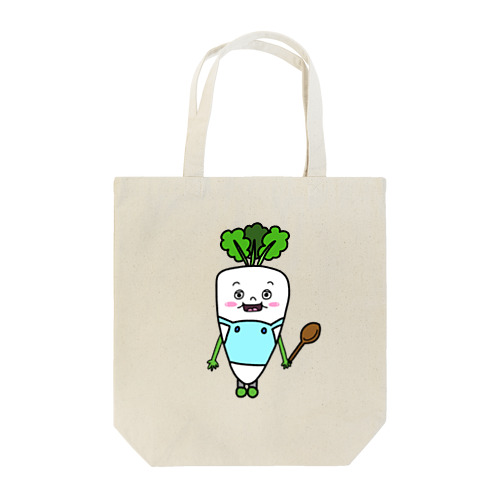 だいこさん【Let's Vegetables】 Tote Bag