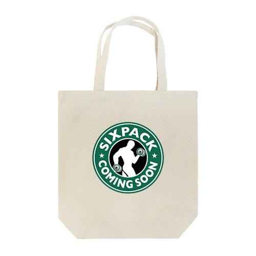 SIXPACK COMING SOON シックスパックはもうすぐ Tote Bag