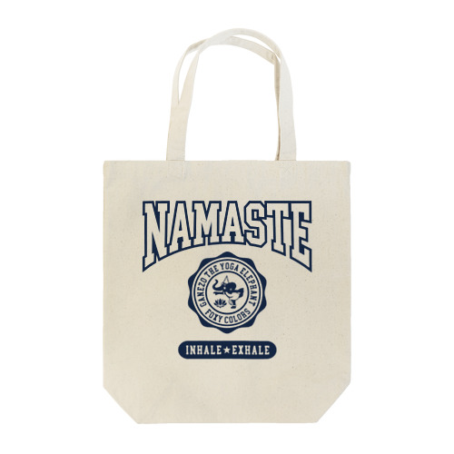 ヨガのガネゾーくん ナマステウェア ネイビー Tote Bag