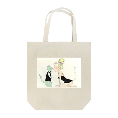 鼻キス Tote Bag