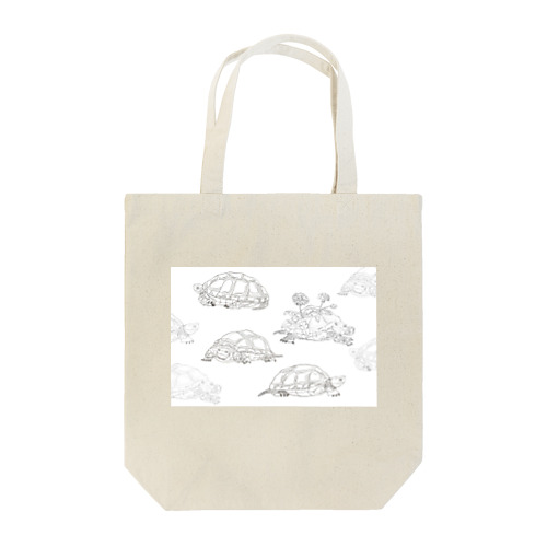 クサガメたち（背景色無） Tote Bag