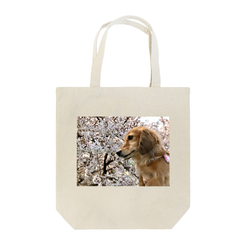 花見を満喫するちょちょさん Tote Bag