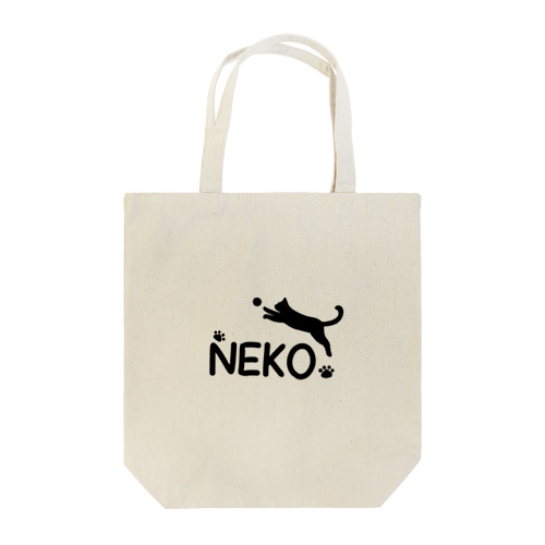 NEKO (猫)ロゴ トートバッグ