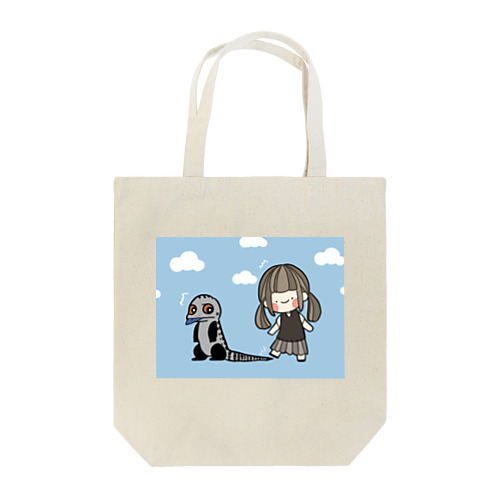 あおじたさんとわたし Tote Bag