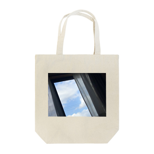 寝てたら見えた空の写真 Tote Bag