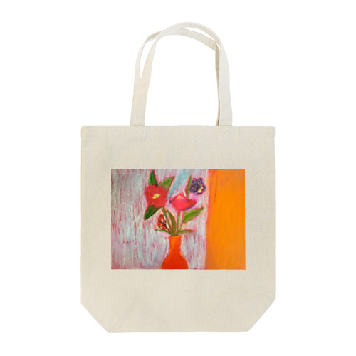 花と壁 Tote Bag