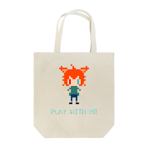 ドット稲荷紺（一緒にあそぼ！） Tote Bag