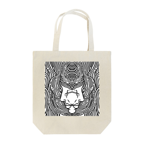 線画　眠り Tote Bag