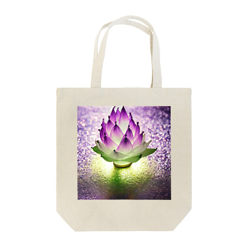 紫の蓮 Tote Bag