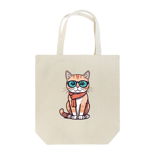 メガネ猫∥ Tote Bag