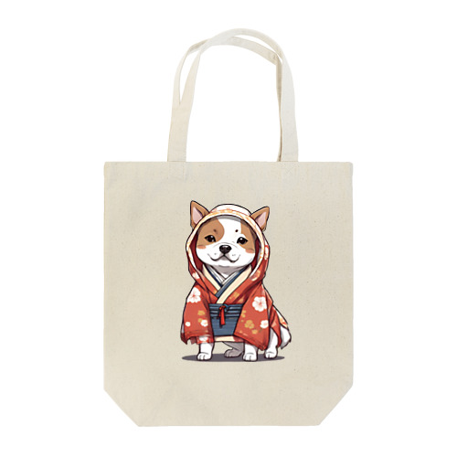 和装わんちゃん Tote Bag